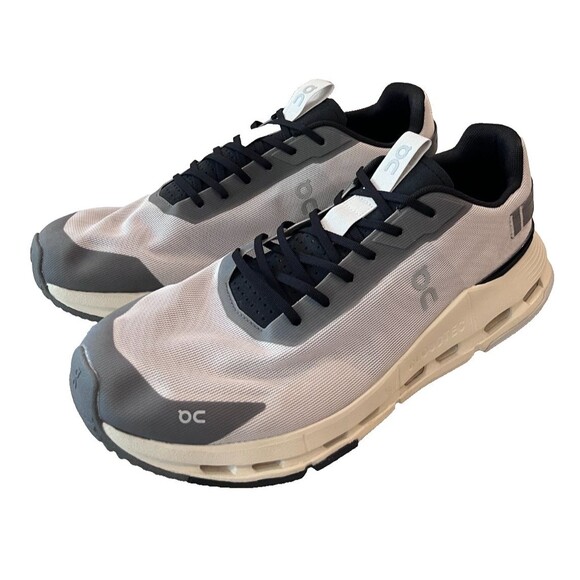 On Running Cloudnova Form 2 Size 14 Mens Pearl Black Zero Gravity Worn Once